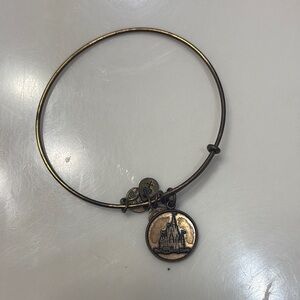 Disney world Alex and ani Gold Charm Bangle Bracelet